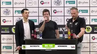 Pressekonferenz: BBC Bayreuth vs. N&uuml;rnberg Falcons BC, 06.02.2026