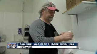 Fan holds on to free George Webb burger from 1987