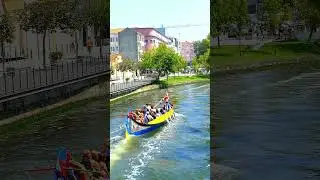 Aveiro Canals & Moliceiros &mdash; Gondolas of Portugal. #AveiroCanals, #RiaDeAveiro, #BoatTour