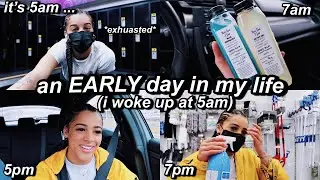 an EARLY 5am Productive Day In My Life | Azlia Williams