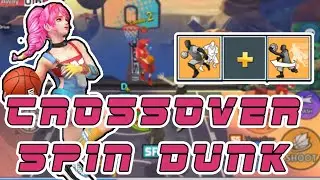 HOW TO DO SF CROSSOVER SPIN DUNK USING DRIVE COMBO (WITH STATS & CARDS) - BASKETRIO