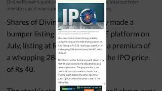 divine power | ipo #latentviewshare #jppowerstock #stocknews #latentviewsharelatestnews #nifty