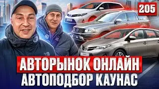 Обзор цен на авторынке Каунас!! Новый завоз 205