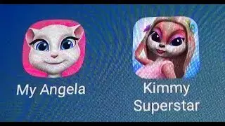 My Talking Angela Vs Kimmy SuperStar