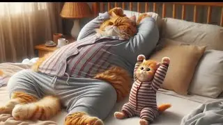 dad cat goes to the war😭😭😭😥 #cat #aicats