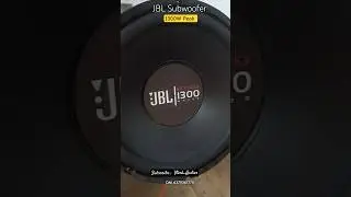 Тест басов сабвуфера JBL 12 дюймов / пиковая мощность 1300 Вт #бас #сабвуфер #тестбасовсабвуфера ...
