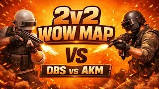 DBS Power 😱 | 2v2 WOW MAP AKM Clash
