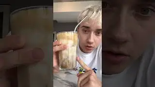 Making Vietnamese coconut iced coffee