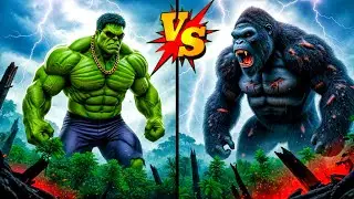 HULK vs KING KONG: The Most Brutal Monster Clash Ever! 🔥