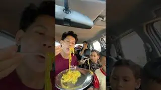24 Hours in Car Challenge😱#shorts