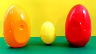 Learn Colours with Surprise Nesting Eggs! Funny Learning Party with Disney Frozen Surprise Egg!