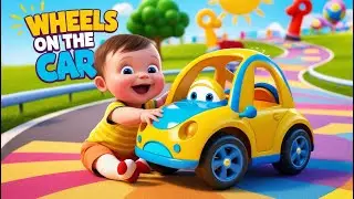 Wheels on the Car | Fun Car Song for Kids | Wheels of the Car Nursery Rhyme
