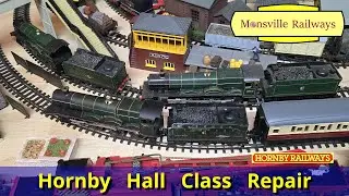 Hornby Hall Class Repair for the OO Gauge Pool Table Project Model Railway - Part 26B.