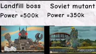 Boss of landfill vs Soviet mutant power levels