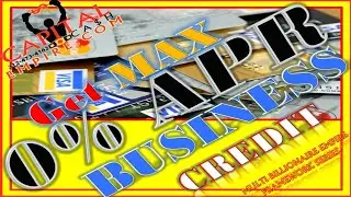 0% APR! GET MAXIMUM BUSINESS CREDIT! FUNDING! ENTREPENEUR, BUSINESS OWNER, REAL ESTATE INVESTORS!