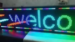 RGB 1&times;6 P10 LED DISPLAY OUTDOOR