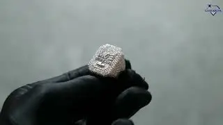 Customize diamond hip hop party wear luxurious ring for men