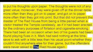The Red House Mystery by A A  Milne (Book Reading, British English Female Voice)