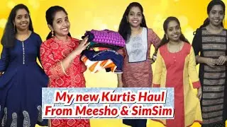 My New Kurthis Haul from Meesho & Simsim || Kurtis under Rs.500 || My Kurthi Collections