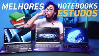 3 NOTEBOOKS BARATOS para ESTUDAR em 2026! Os melhores custo-benefício p/ faculdade, EAD e colégio 📚💻