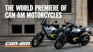 The World Premiere of Can-Am All Electric Motorcycles