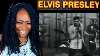 HUNK OF A MAN!! ELVIS PRESLEY - HOUND DOG (1956) First Time Reaction
