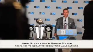 Ohio State coach Urban Meyer responds to negative recruiting allegations