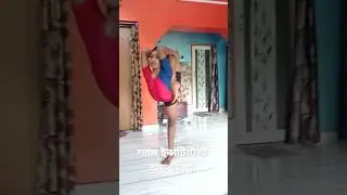 Vamdeva tripurasana. Nysf leg balance back banding asana