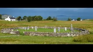 Graveyard With Music At Kilmory On History Visit To Ardnamurchan Scotland