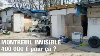 A Montreuil, les roms installés par la ville dans des parcelles protégées vivent dans la précarité.