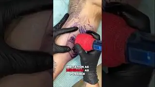 Tattooing Process Explained - #tattoos #wip #tattooshorts #tattooartist #tattootips