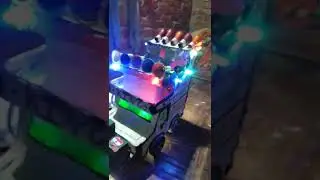 mini DJ pickup made in cardboard make in my brother