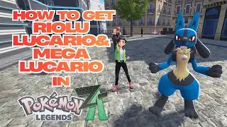 How to Get Riolu, Lucario & Mega Lucario EARLY in Pok&eacute;mon Z-A! 🔥 #pok&eacute;monza #pokemon #lucario