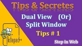 Notepad++  Dual View or Split window for edit two file in two window-2020  (10 features explained)
