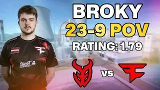 💥 BROKY DESTRUCTION & TOP DAMAGE vs 3DMAX! | QUARTER FINAL PGL Bucharest 2025 | Nuke POV