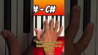 Piano f&aacute;cil-tutorial de Tumbao de merengue en el piano #merengue #piano #tutorial #clasesdepiano