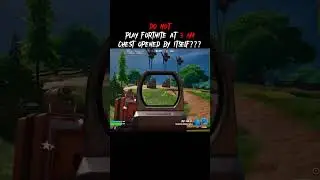 SCARY FORTNITE 3AM CHEST OPEN #fortnite #scary #3am #fortnitescary
