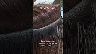 IBE Hair Extensions Appointment Available in San Diego #ibehairextensions #hairextensions #wignhat