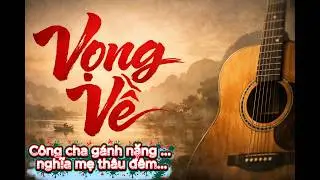 VỌNG VỀ | Ballad Blues Guitar Mộc | Nhạc Buồn Da Diết | Nhạc Gia Tr&uacute;c