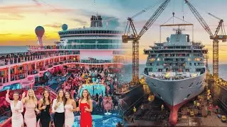 Inside the Billion Dollar 5-Star Cruise Ship &ndash; The Entire Production (Full Process) (Super Luxury)
