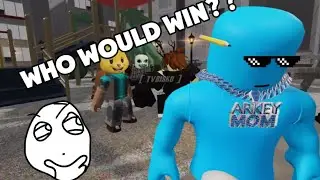 Who Would Win?? - Epic Fight Doodle, ThinkNoodles, My 2 other friends! #Fight #EpicFight #Roblox