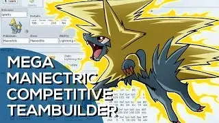 Mega Manectric Volt-Turn Competitive Team Building (Pokemon Showdown ORAS OU Facecam)