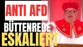 REDNER kurz vor HERZINFARKT: ANTI AFD B&uuml;ttenrede eskaliert KOMPLETT!