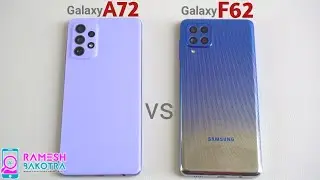 Samsung Galaxy A72 vs Galaxy F62 SpeedTest and Camera Comparison