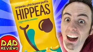HEALTHY SNACKS FOR KIDS | Hippeas White Cheddar Taste Test & Review