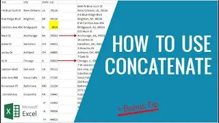 Microsoft Excel Concatenate