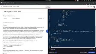 Google Code Jam 2020 Qualification Round sleepy screencast