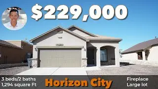 🏡 229 000 долларов в Horizon City! | 3 спальни/2 полноценные ванные комнаты | 14245 Desert Sky