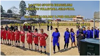 GA, CC, PWD Colony Vs BRTC Colony | 1st WTBC SPORTS EVANGELISM WOMEN'S VOLLEYBALL SEMI-FINAL