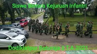 Kunjungan Siswa Bintara Kejuruan Infantri Di Dodiklatpur Rindam 2 Sriwijaya || Baturaja OKU T.A 2021